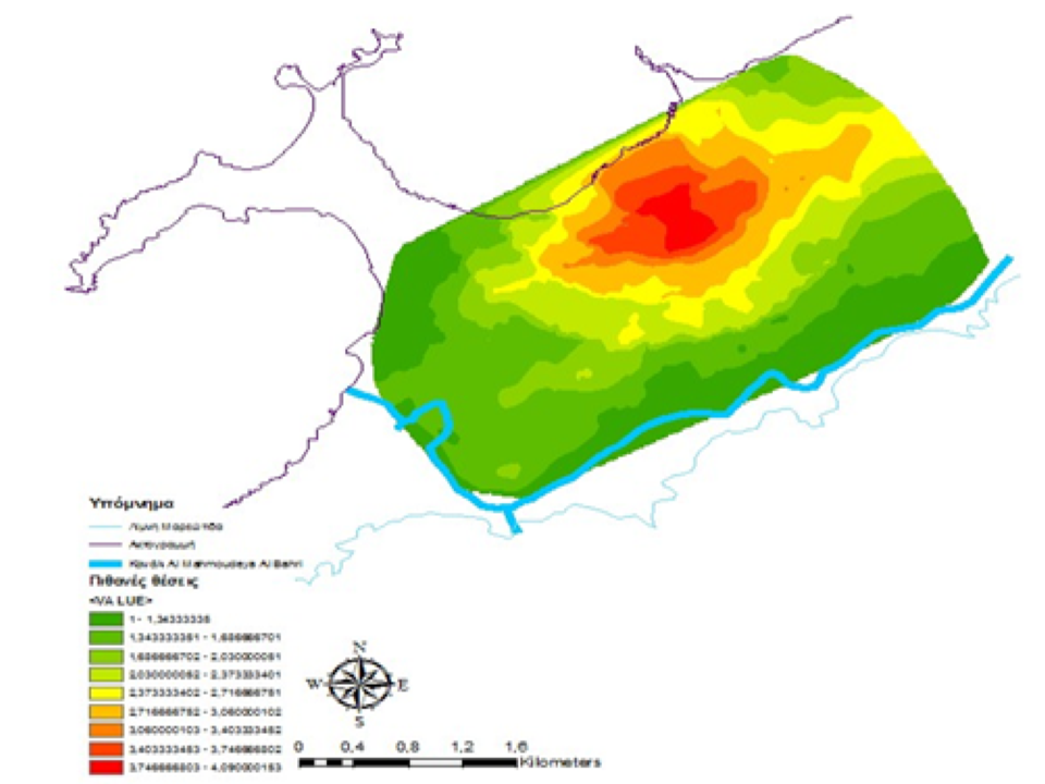 Προσδιορισμός πιθανών θέσεων αρχαιοτήτων από ιστορικούς χάρτες